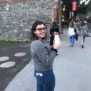 cotton grey sweater, had for 2 years, wore 3 times